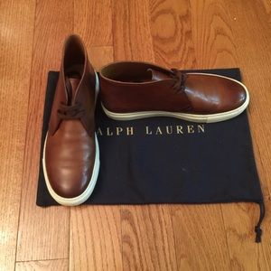 Ralph Lauren Collection Calfskin Leather High Tops
